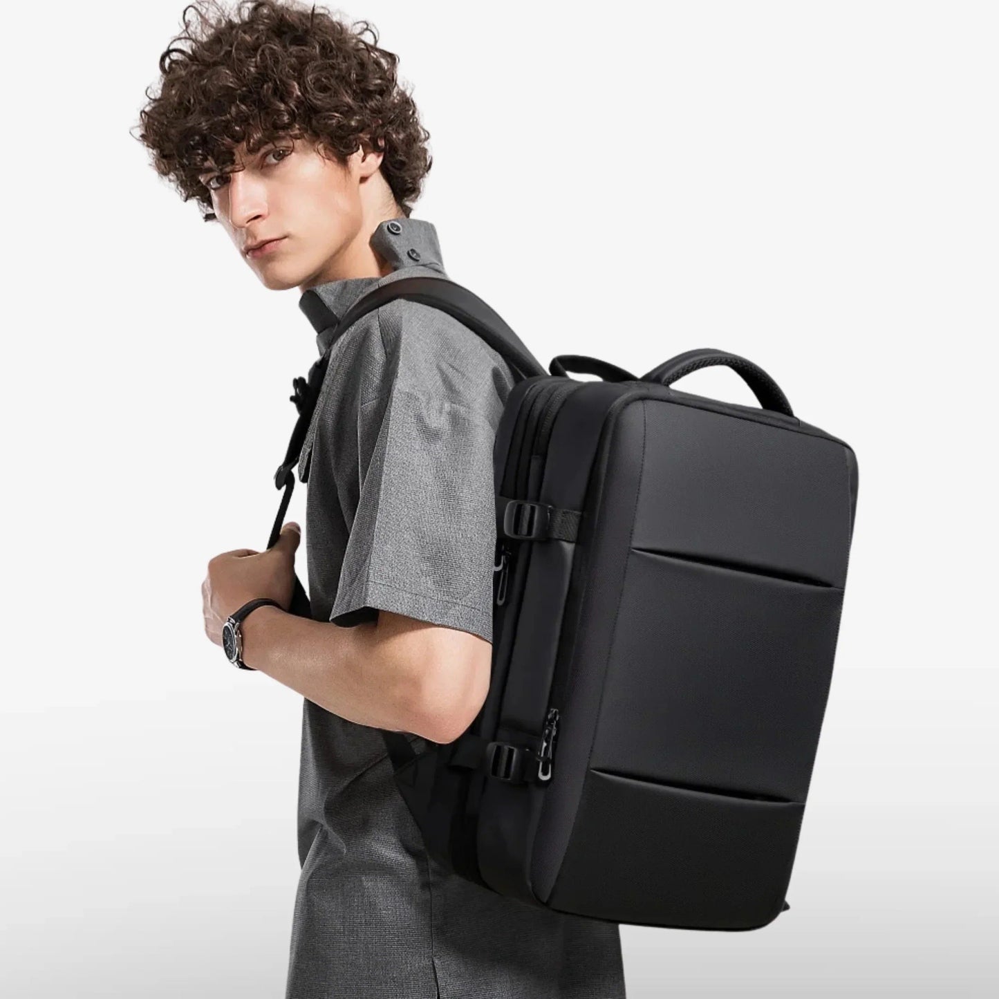 OBSIDIAN - Sac à Dos Ajustable | Confortable & Multipoches
