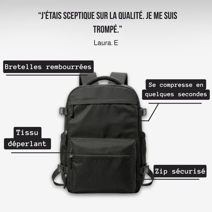 ATLAS - Sac à Dos Voyage Compression Sous Vide
